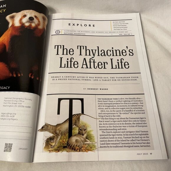 National Geographic July 2023 Exploration Issue Amazon Ancient Human Relative Sh - Picture 5 of 12